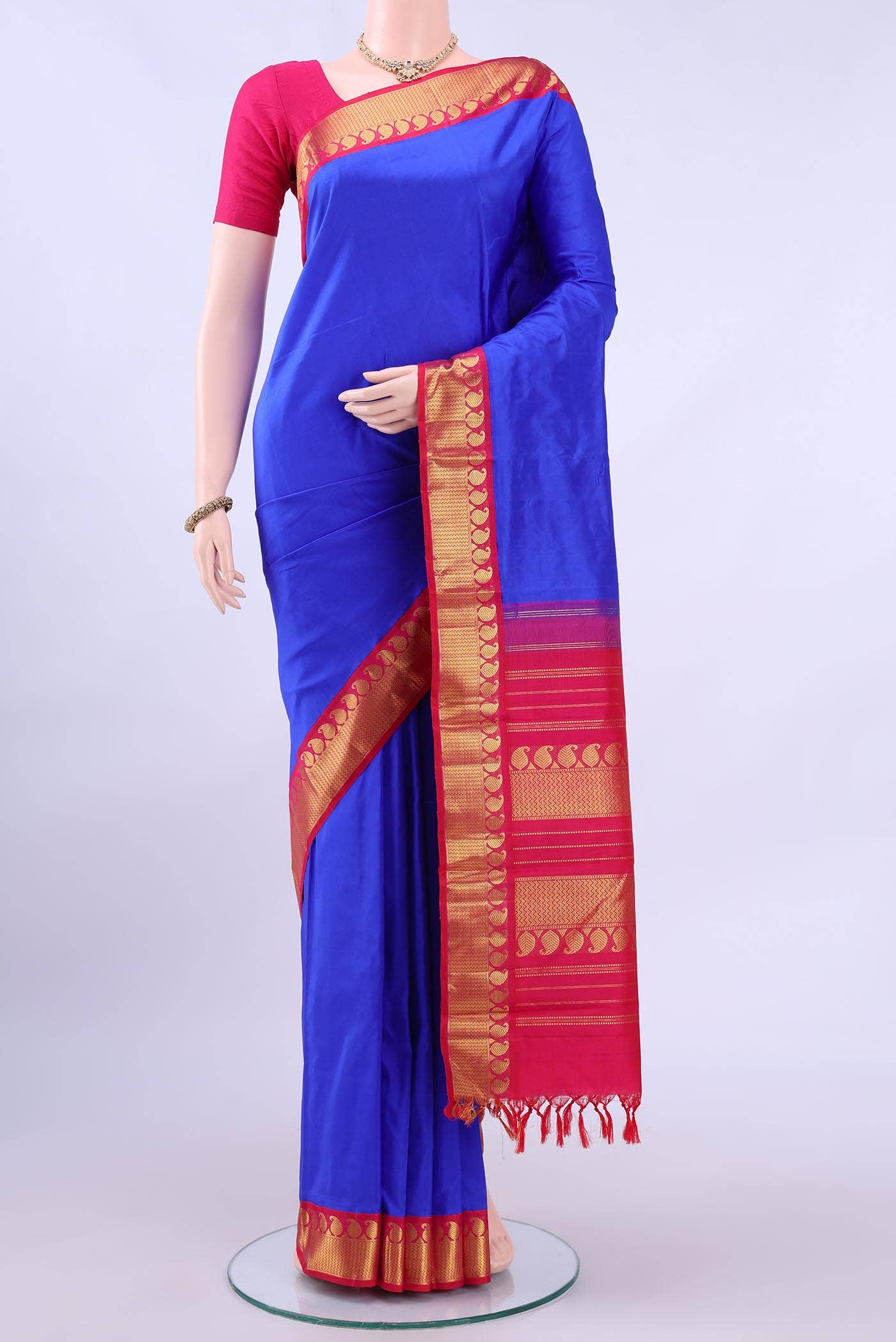 no Dual Tone Nangavalli Silk [ Salem ] Saree