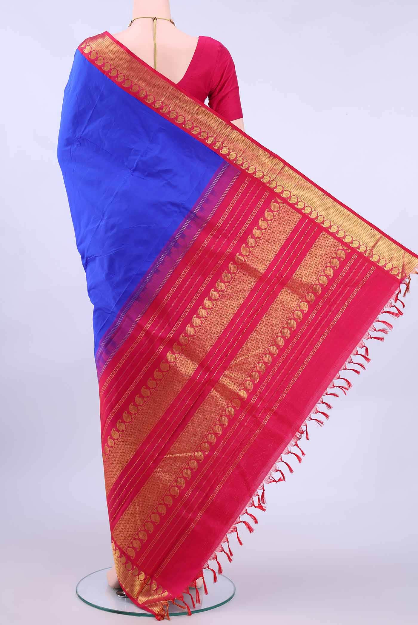 no Dual Tone Nangavalli Silk [ Salem ] Saree
