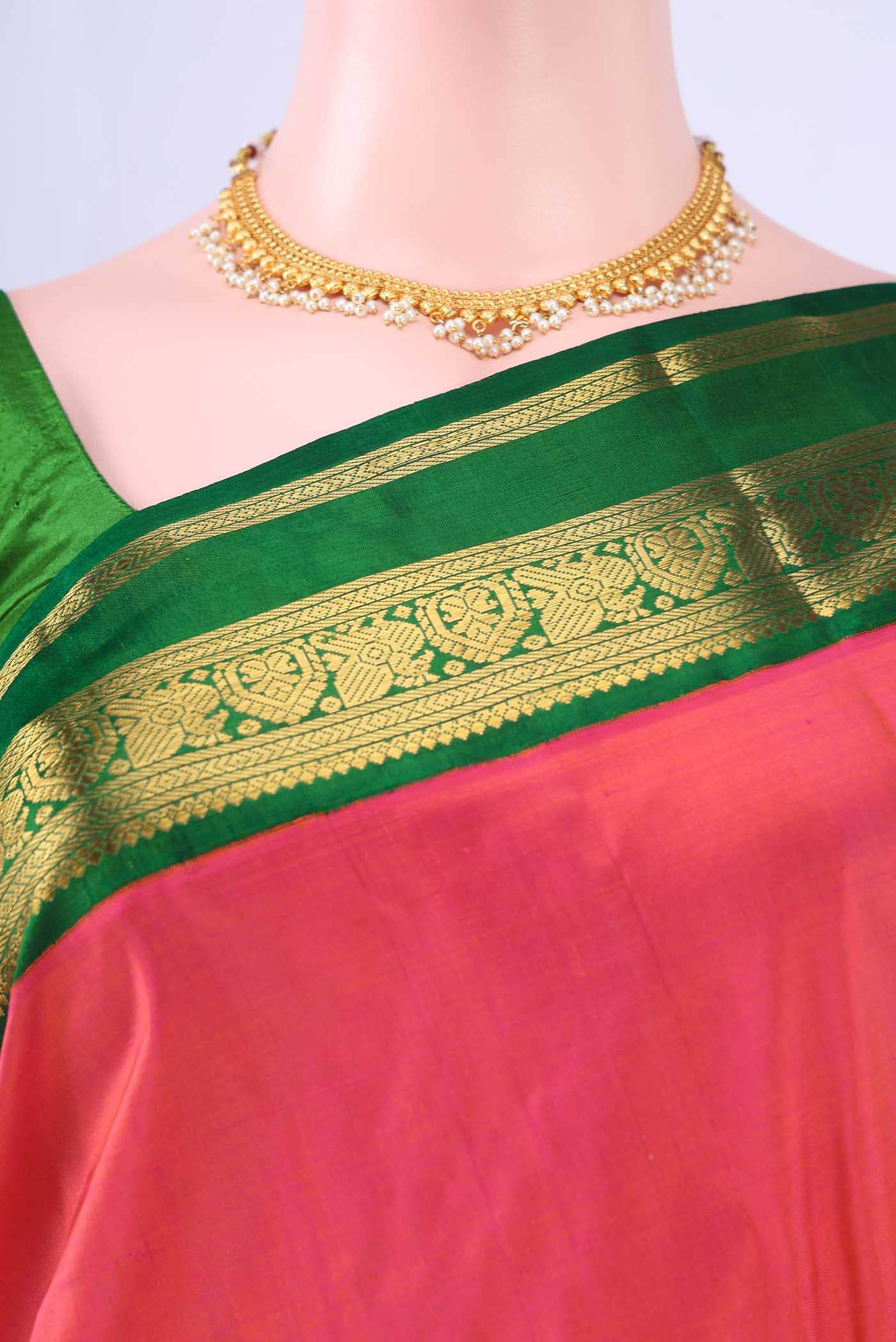no Dual Tone Nangavalli Silk [ Salem ] Saree