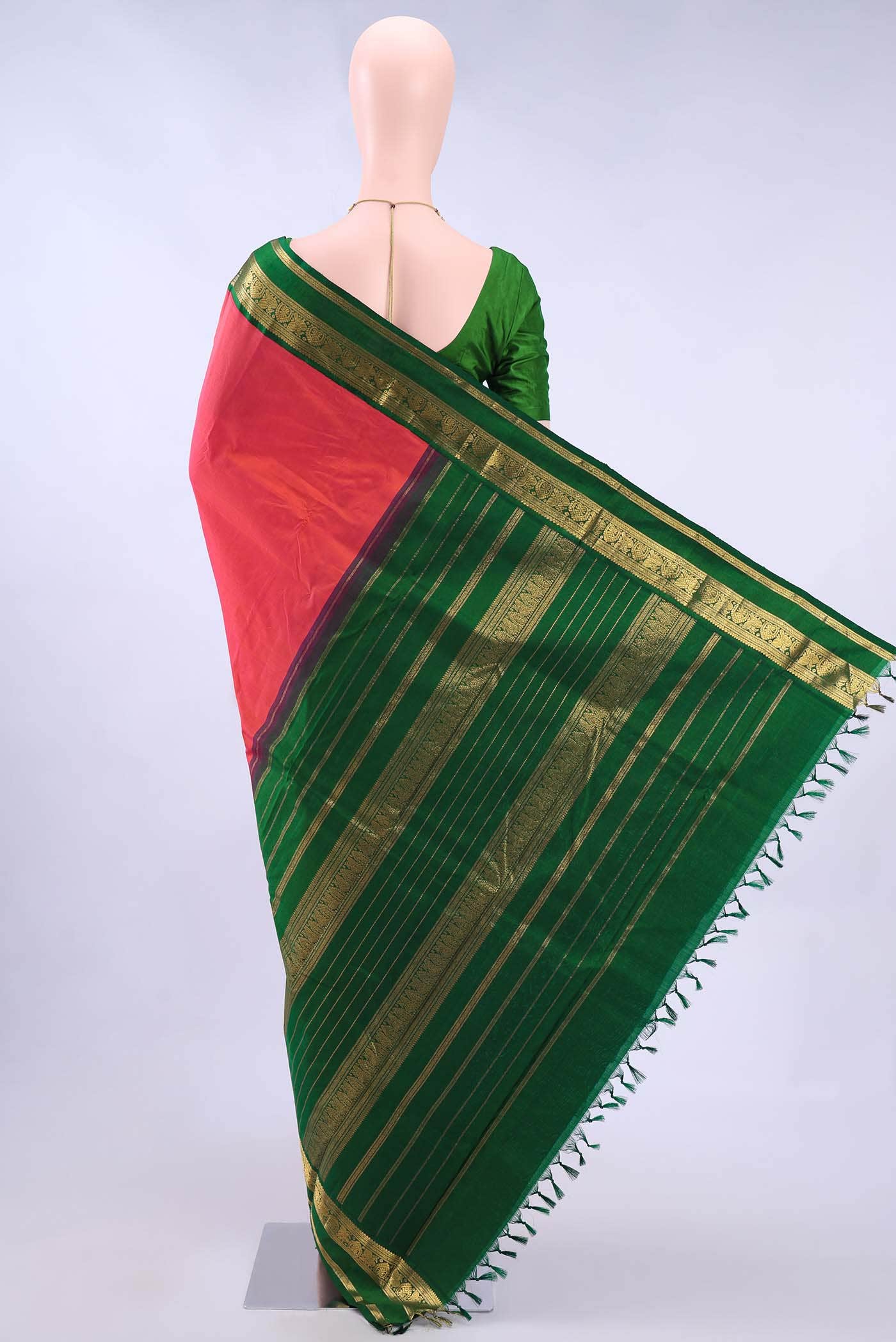 no Dual Tone Nangavalli Silk [ Salem ] Saree