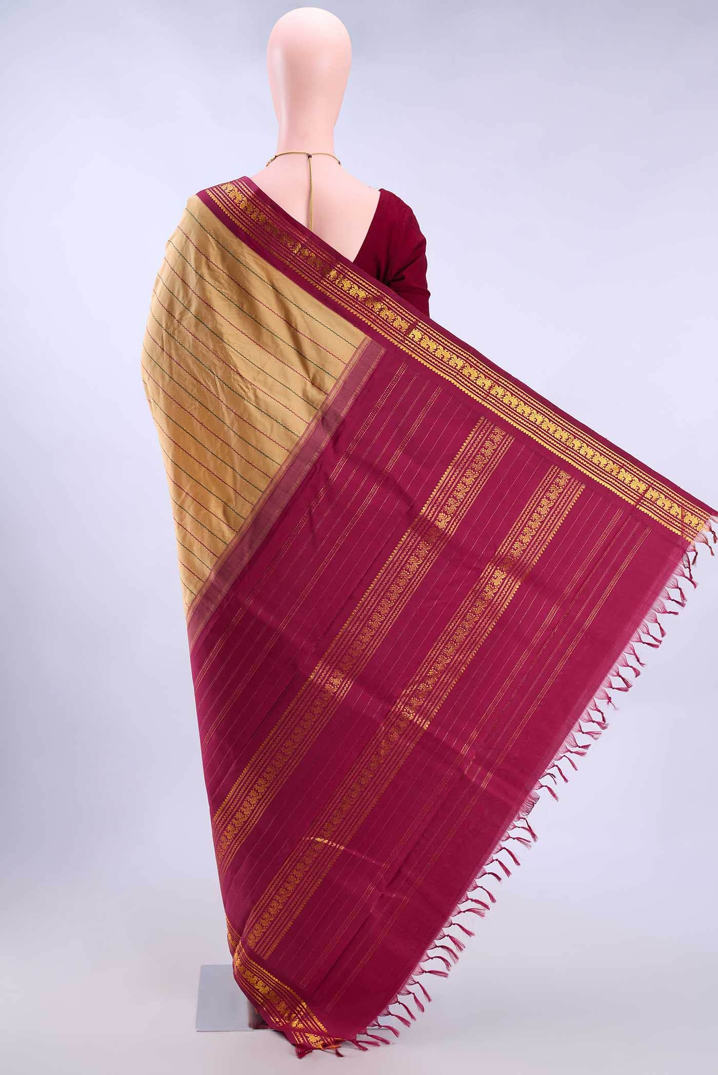 no Dual Tone Nangavalli Silk [ Salem ] Saree