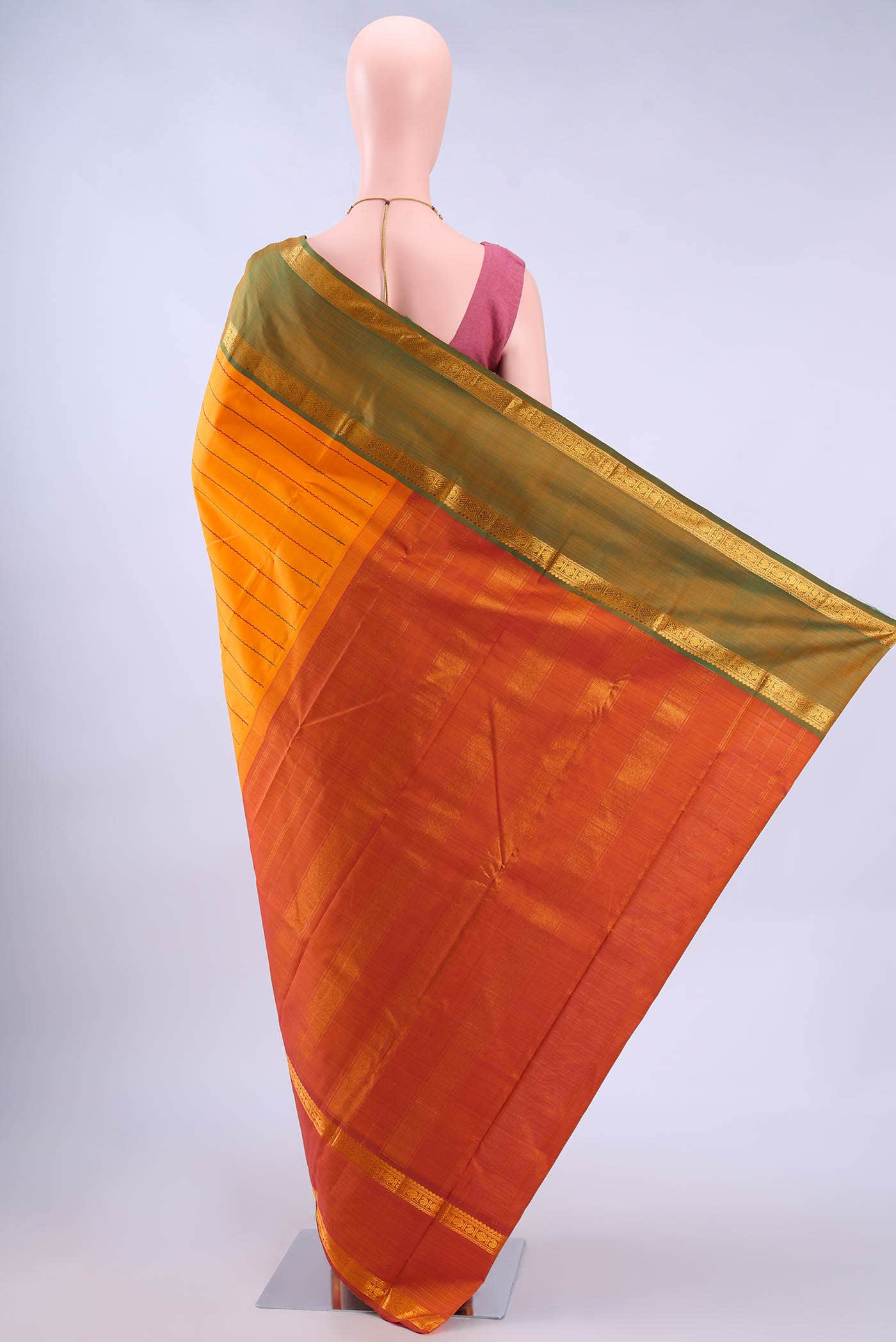no Dual Tone Nangavalli Silk [ Salem ] Saree