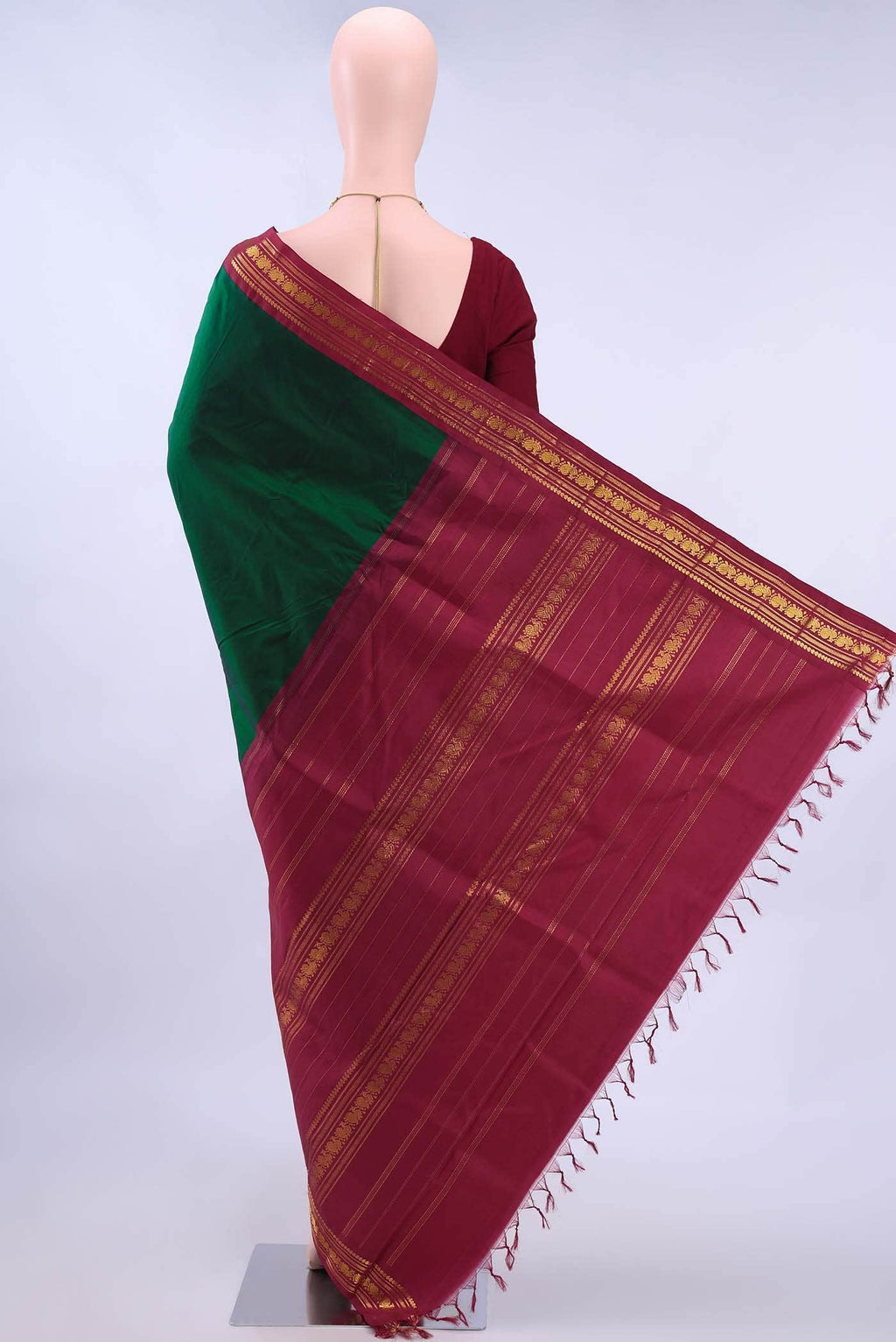 no Dual Tone Nangavalli Silk [ Salem ] Saree