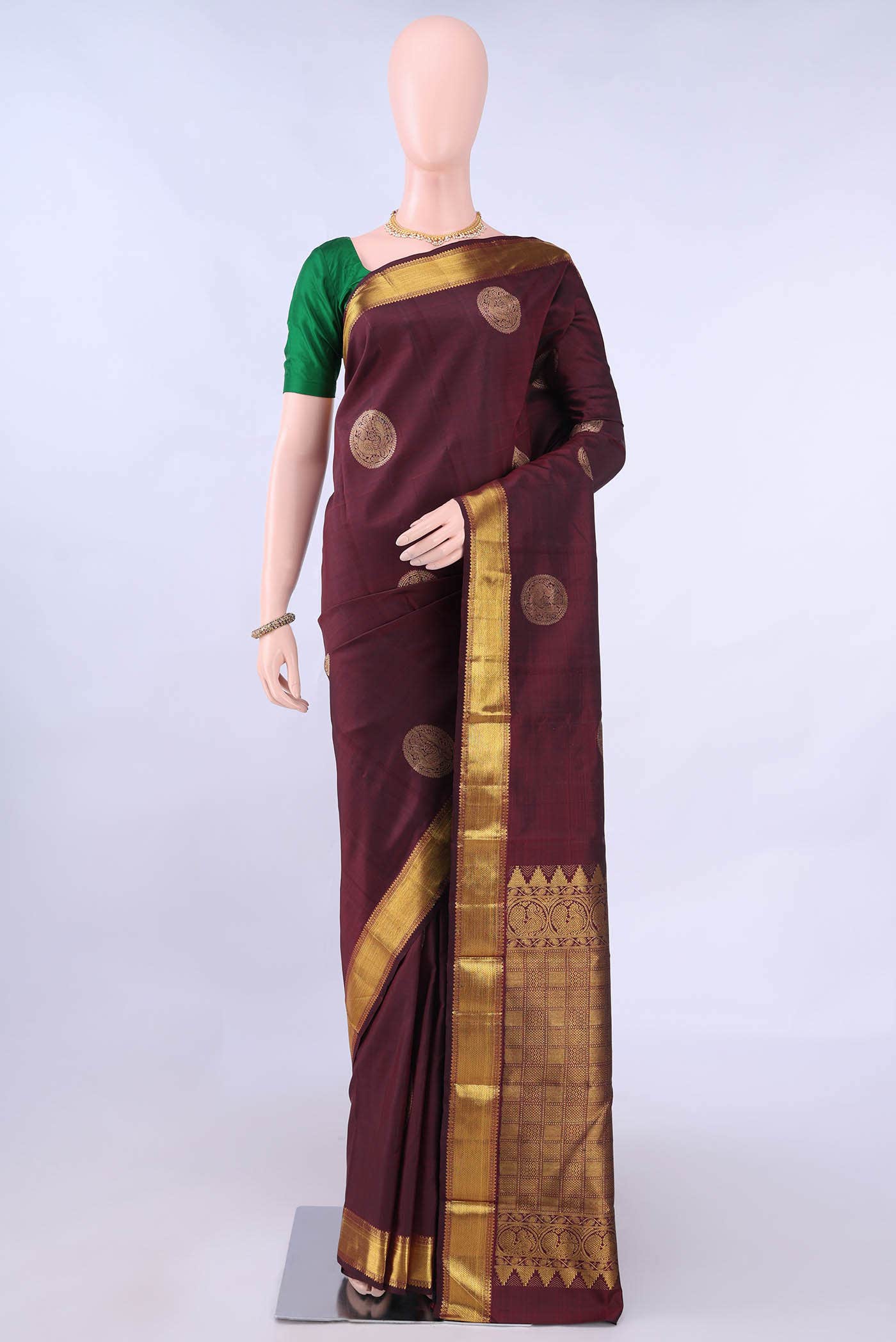 no Dual Tone Nangavalli Silk [ Salem ] Saree