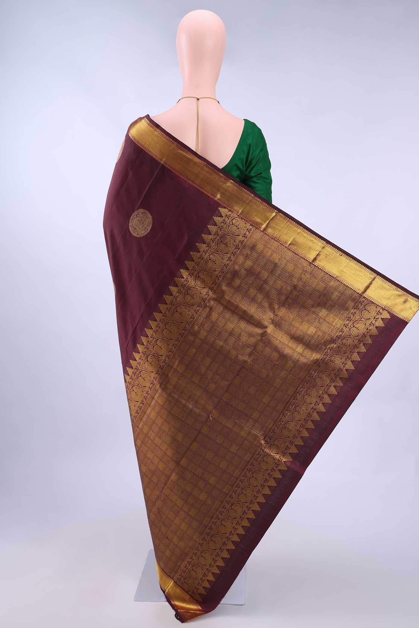 no Dual Tone Nangavalli Silk [ Salem ] Saree