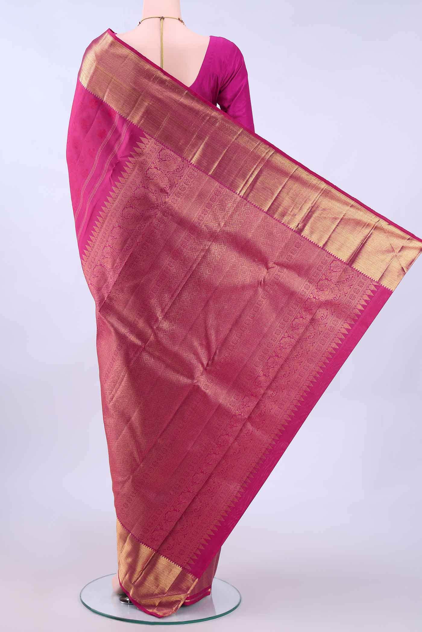no Dual Tone Nangavalli Silk [ Salem ] Saree