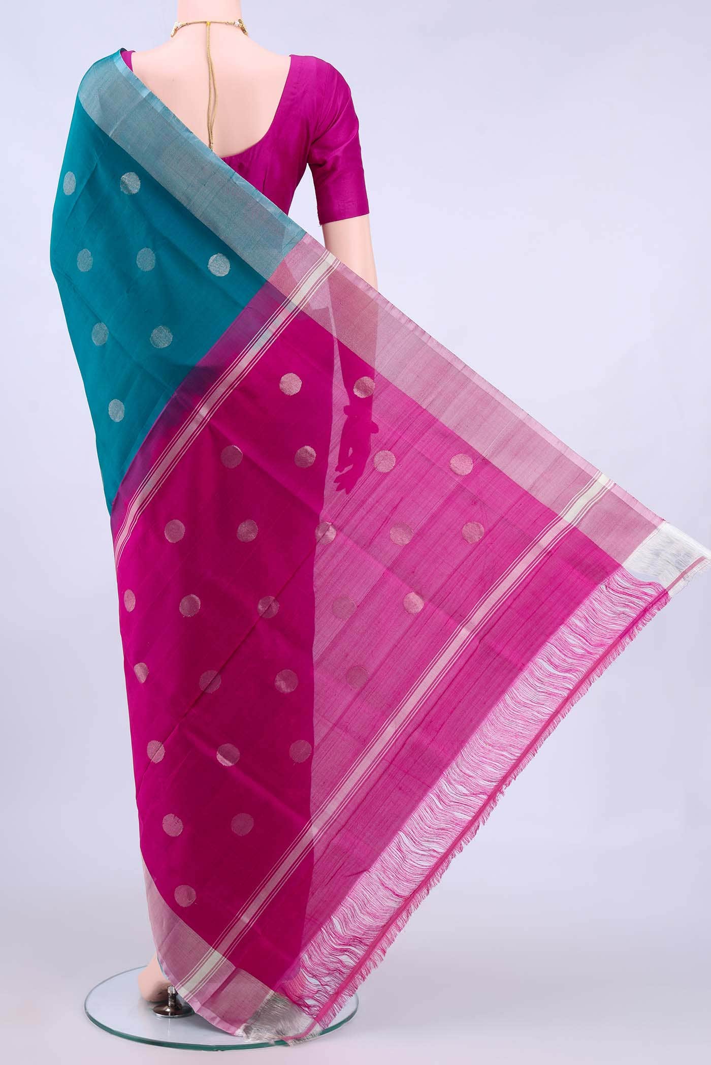 Blue Uppada Silk Saree