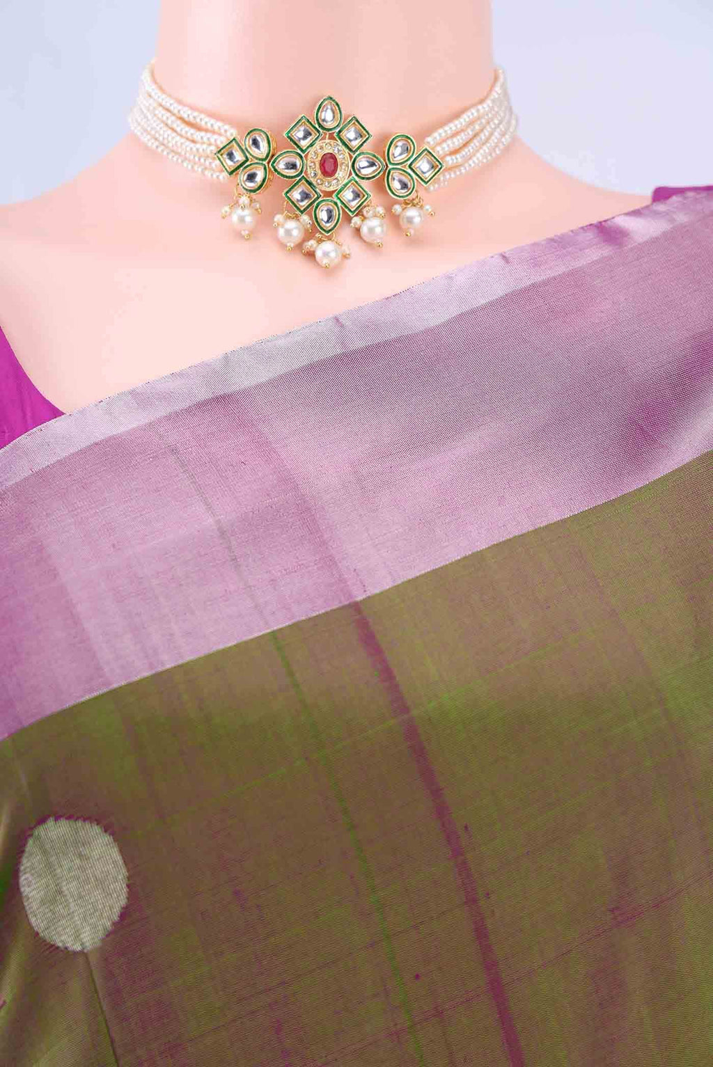 Green Uppada Silk Saree