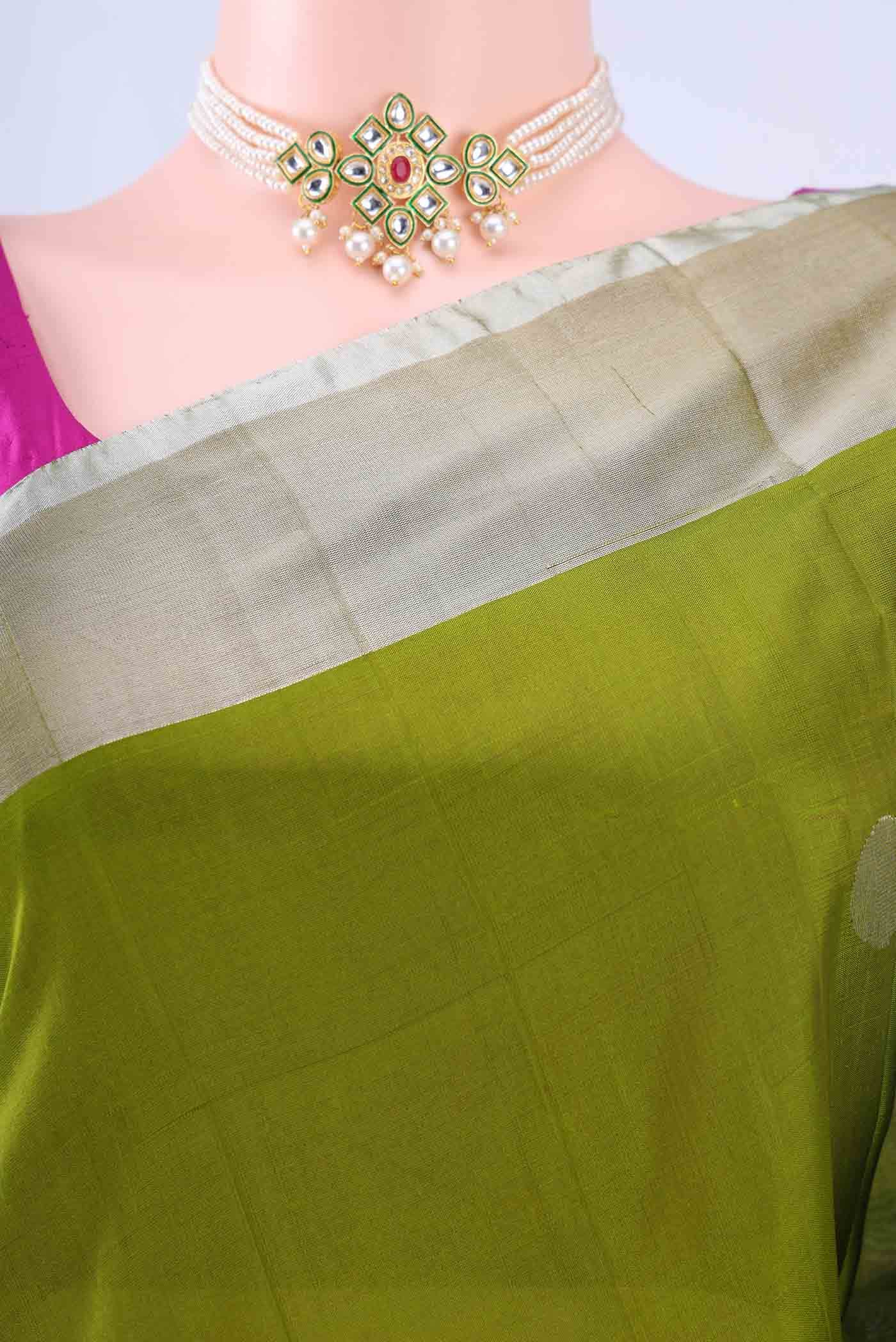 Green Uppada Silk Saree