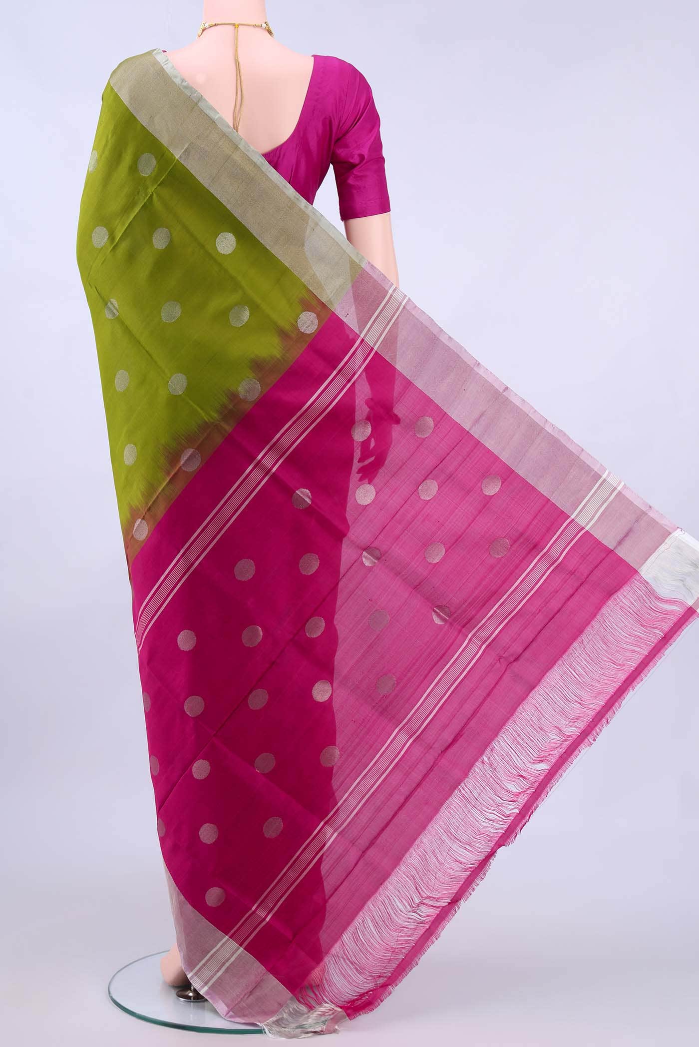 Green Uppada Silk Saree