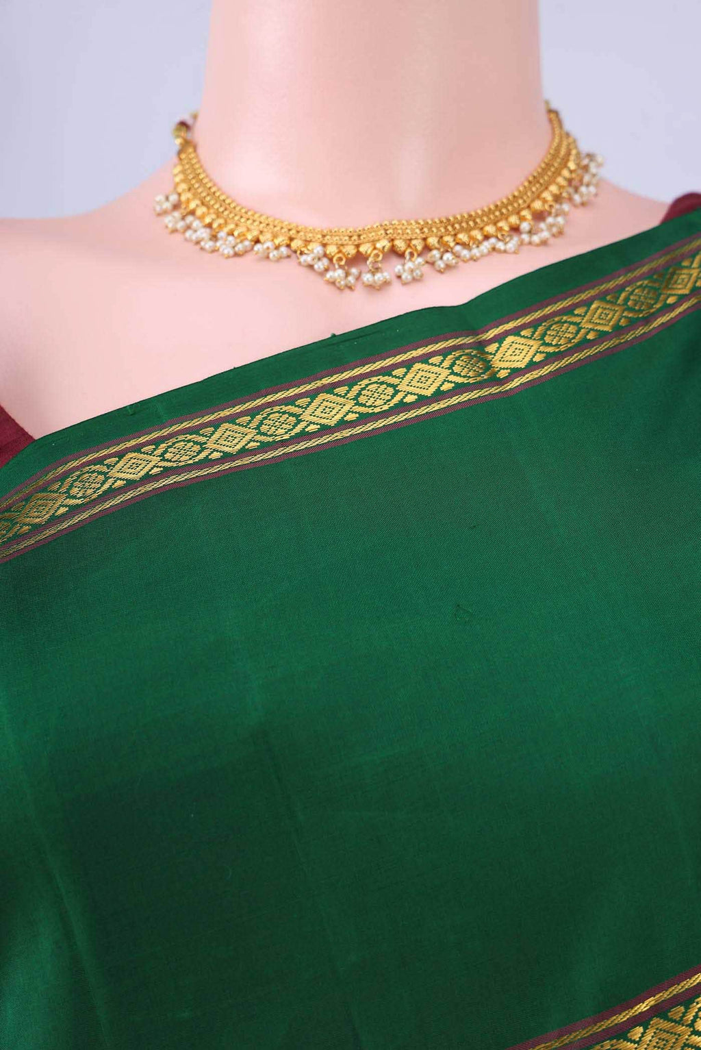 Pure Silk Pure Zari Mustard Kanchipuram Saree