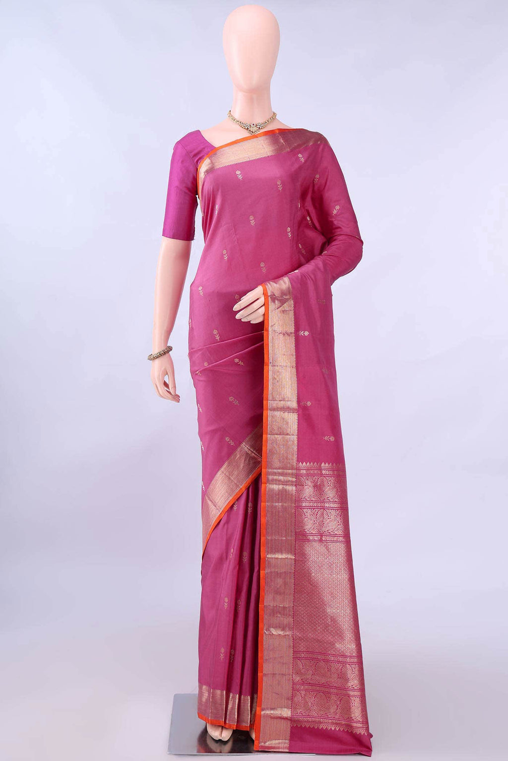 Rani Pink Nangavalli Silk [ Salem ] Saree