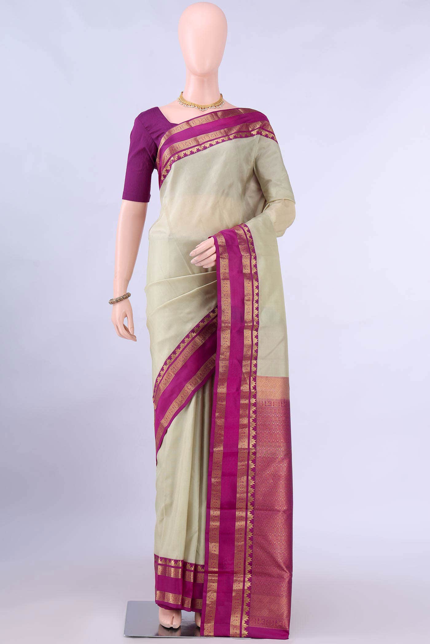 no Dual Tone Nangavalli Silk [ Salem ] Saree