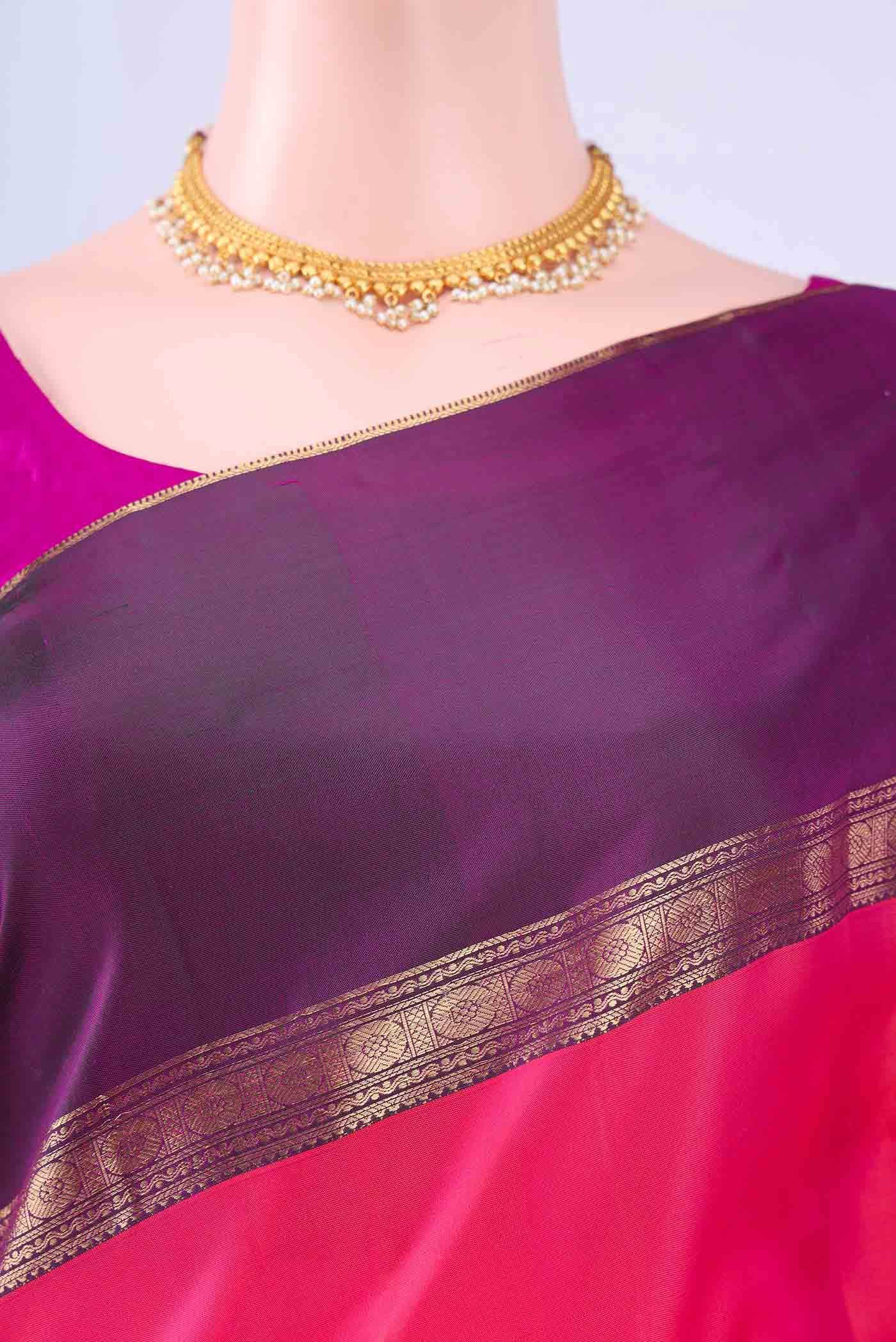 Pink Nangavalli Silk [ Salem ] Saree