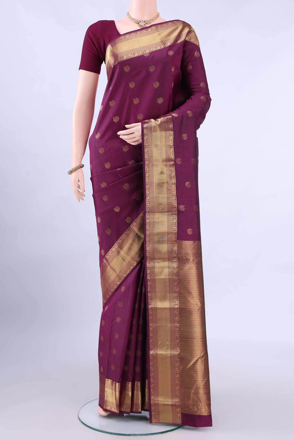no Dual Tone Nangavalli Silk [ Salem ] Saree