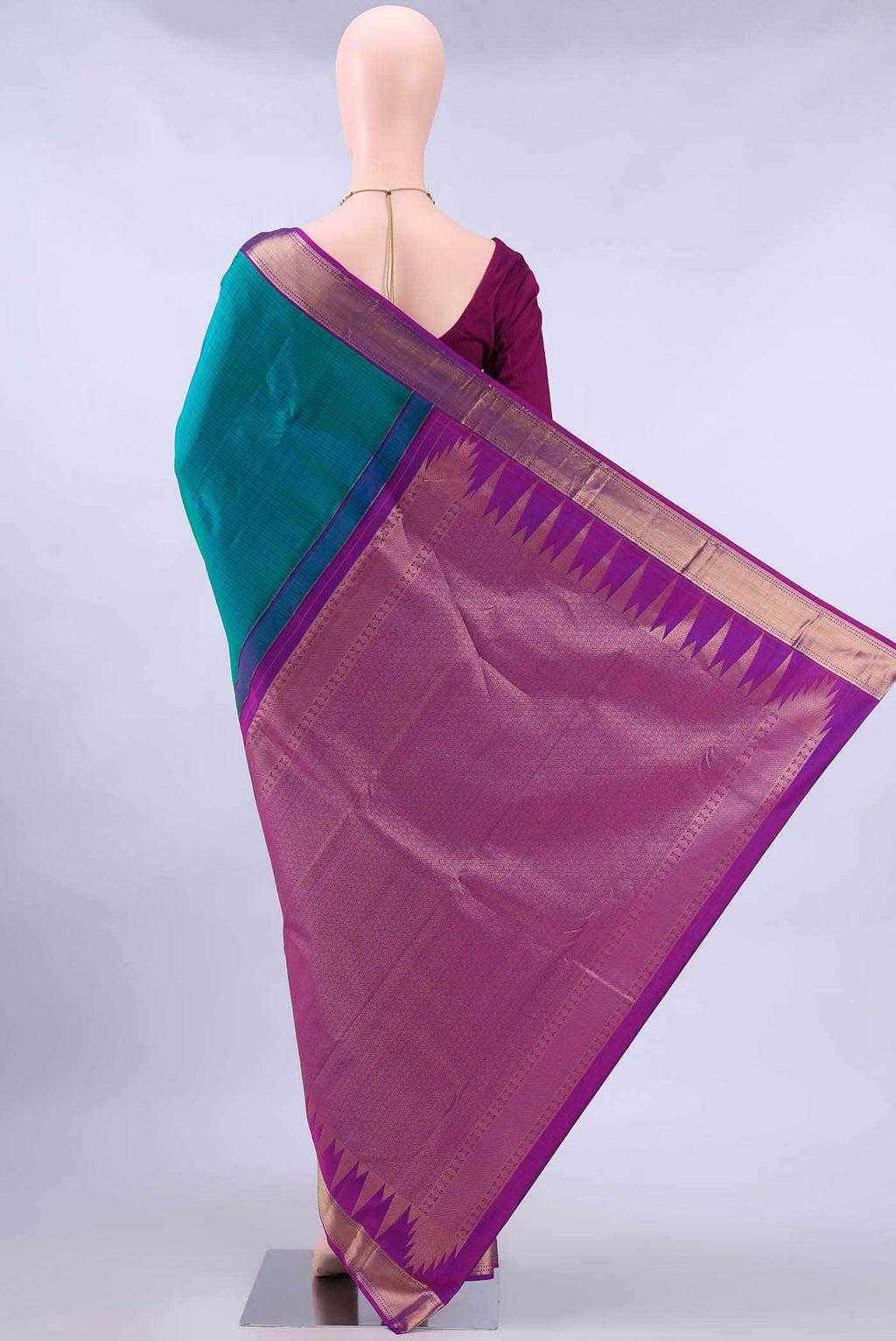 no Dual Tone Nangavalli Silk [ Salem ] Saree