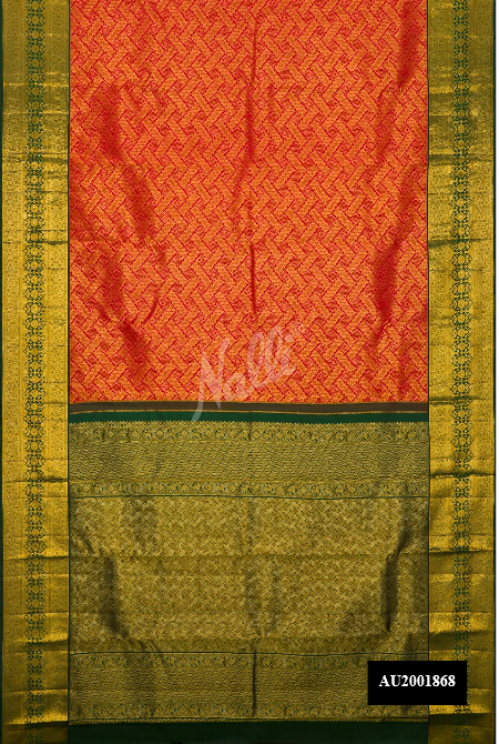 Red Kanchipuram Silk Saree