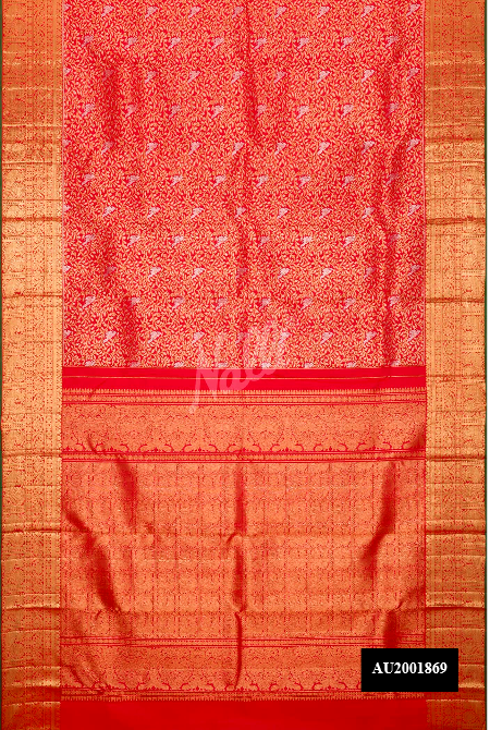 Red Kanchipuram Silk Saree