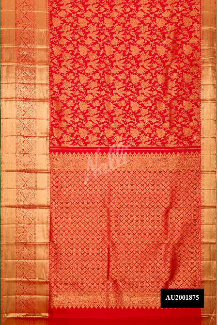 Red Kanchipuram Silk Saree