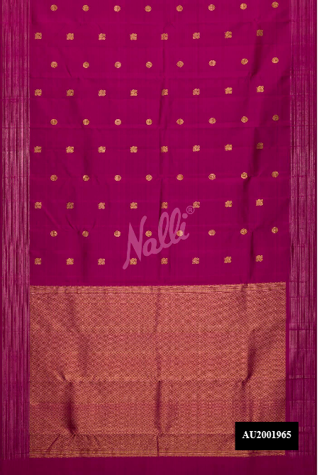 Purple Kanchipuram Silk Saree