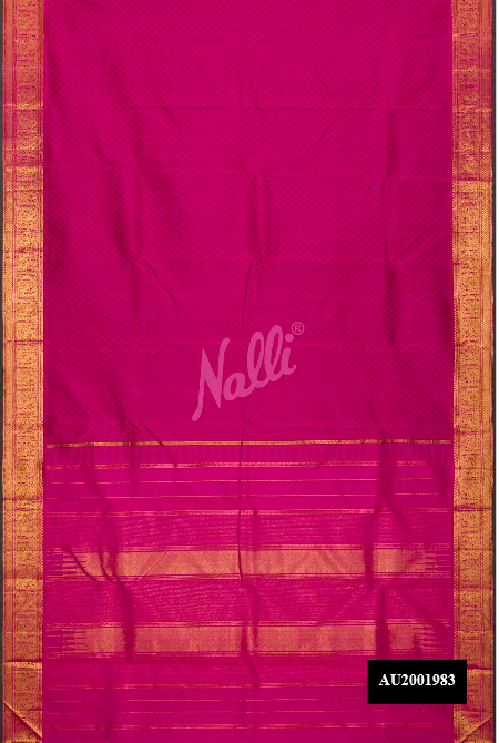 Pink Kanchipuram Silk Saree