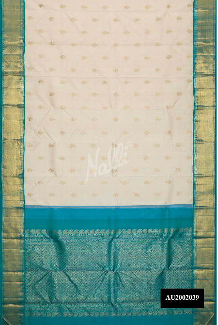 Sandal Kanchipuram Silk Saree