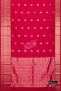 Dark Pink Kanchipuram Silk Saree