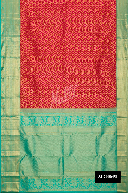 Red Kanchipuram Silk Saree