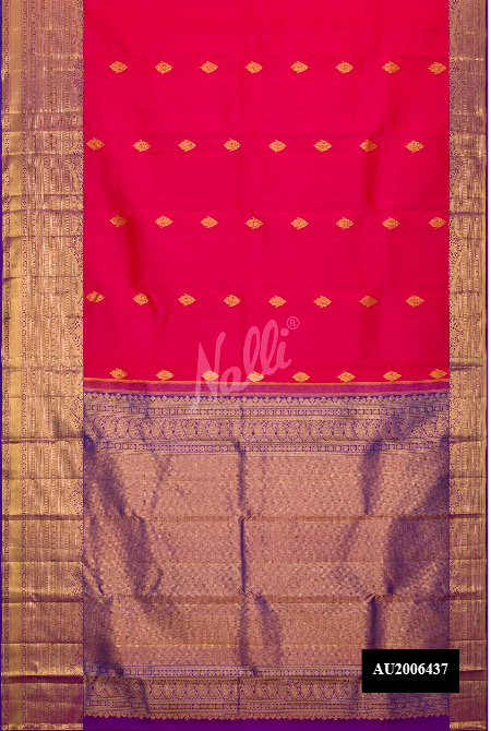 Imperial Red Kanchipuram Silk Saree