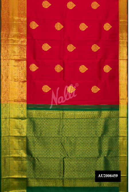 Red Kanchipuram Silk Saree