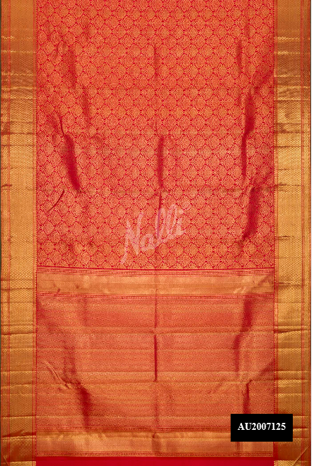 Red Kanchipuram Silk Saree