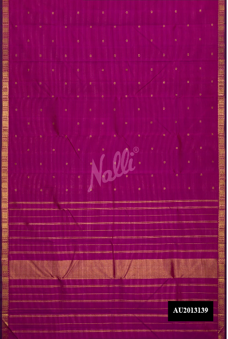 Purple Kanchipuram Silk Saree