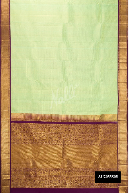 Light Green Kanchipuram Silk Saree