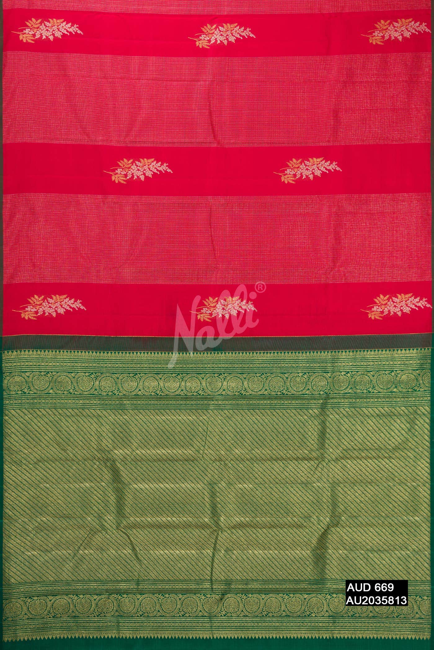 Red Kanchipuram Silk Saree