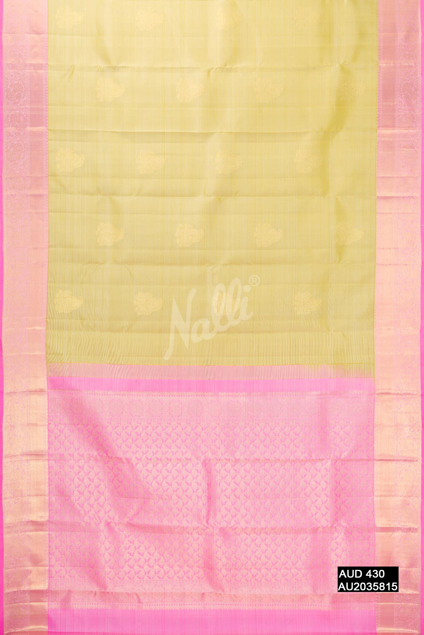Light Green Kanchipuram Silk Saree