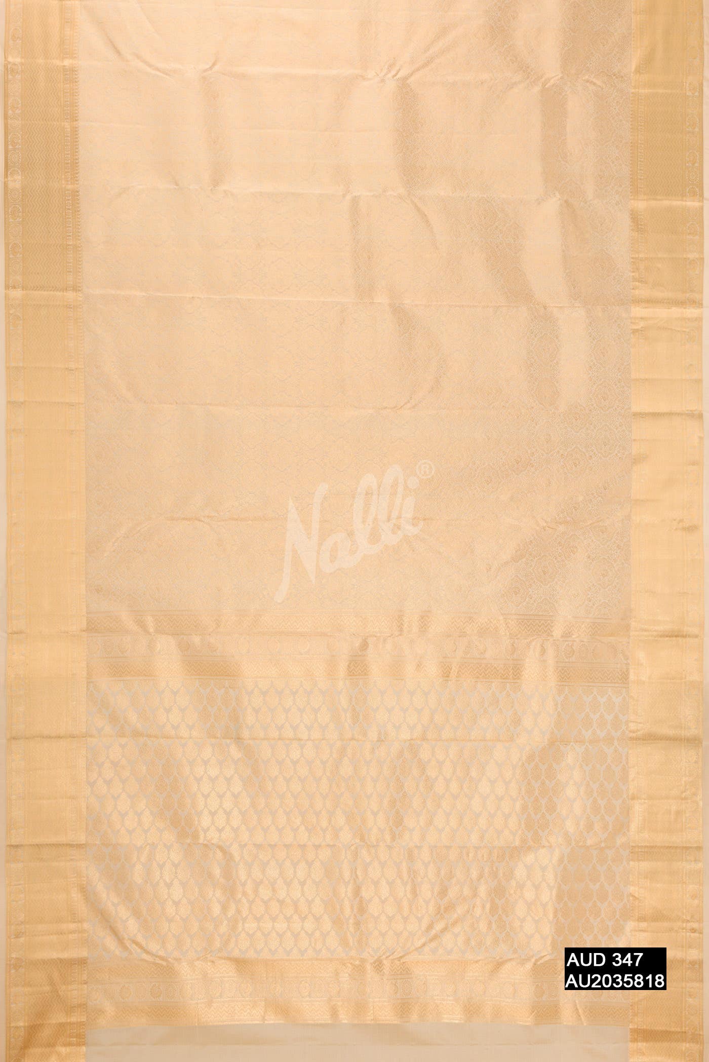 Sandal Kanchipuram Silk Saree