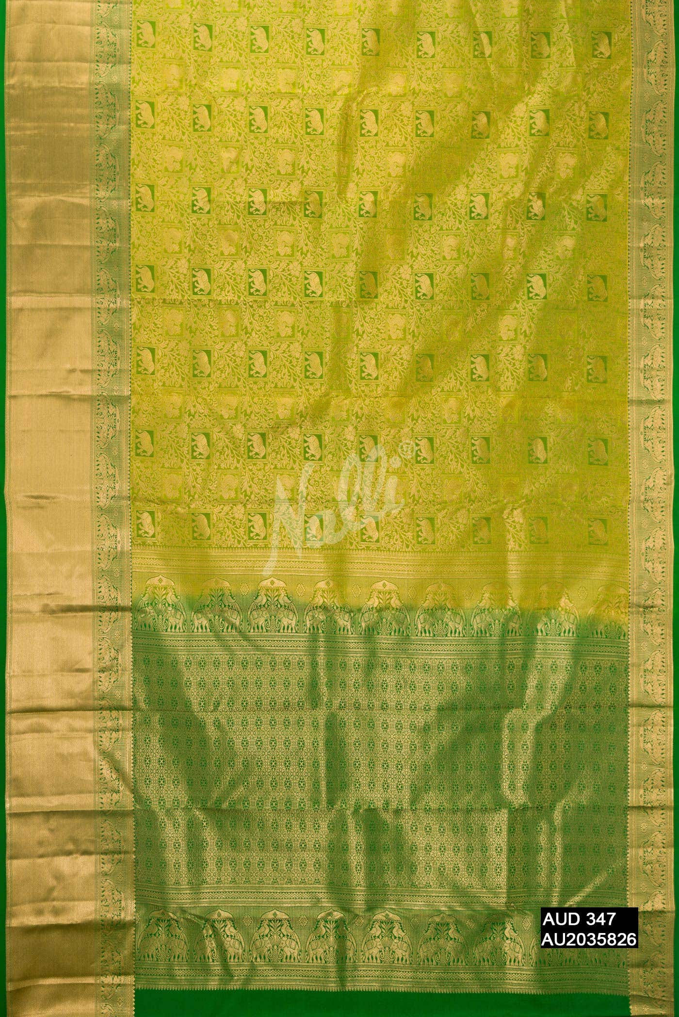 Green Kanchipuram Silk Saree