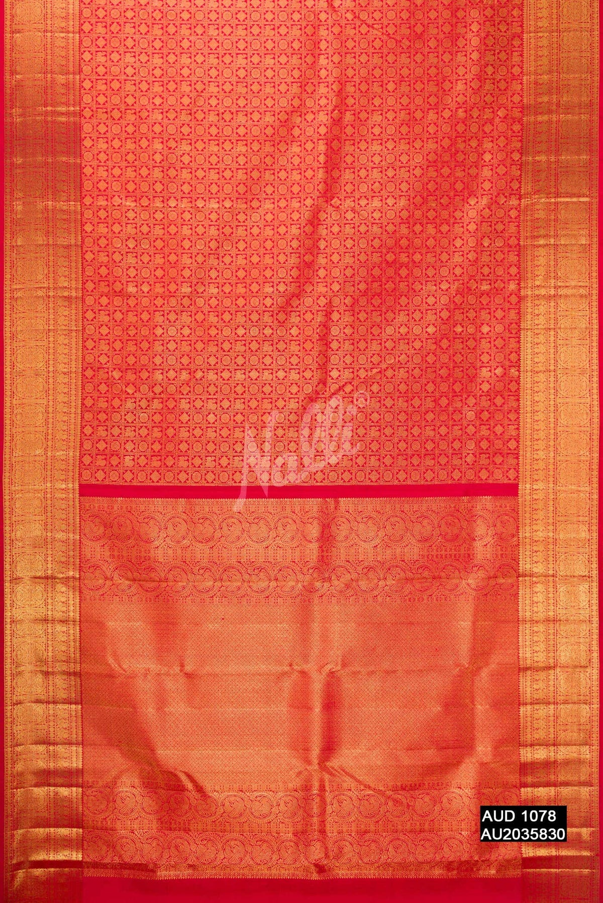 Red Kanchipuram Silk Saree
