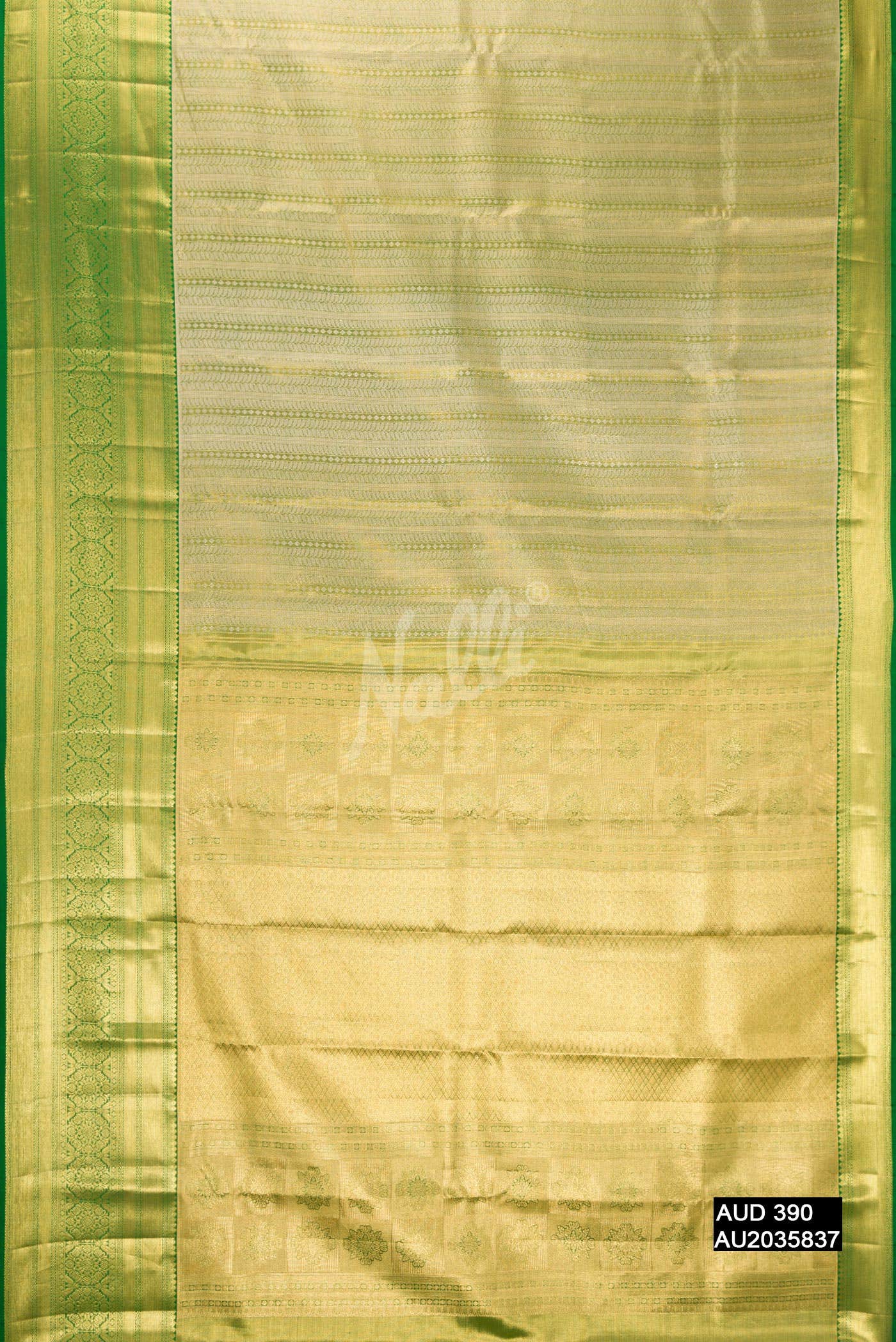 Green Kanchipuram Tissue Silk Saree