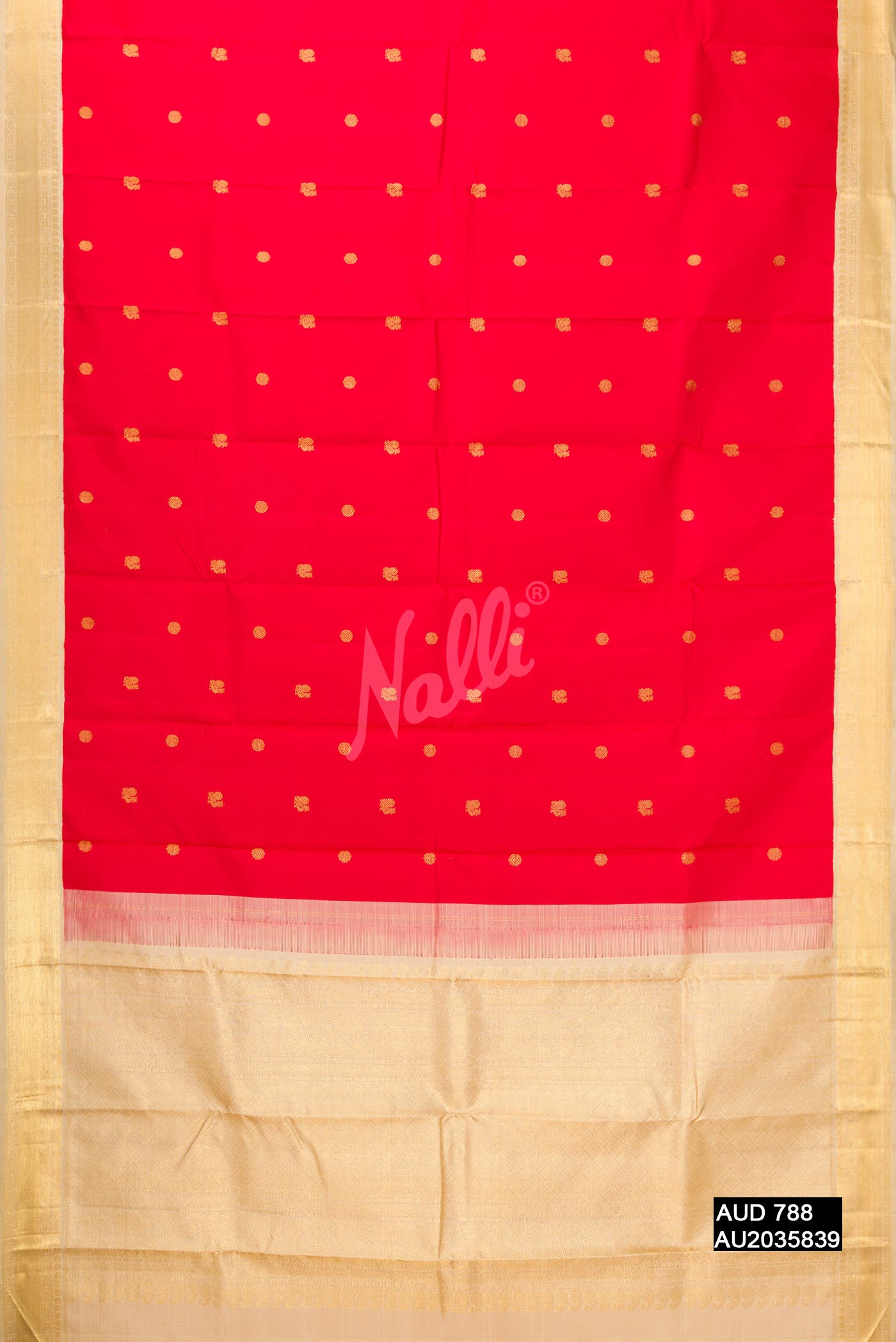 Red Kanchipuram Silk Saree