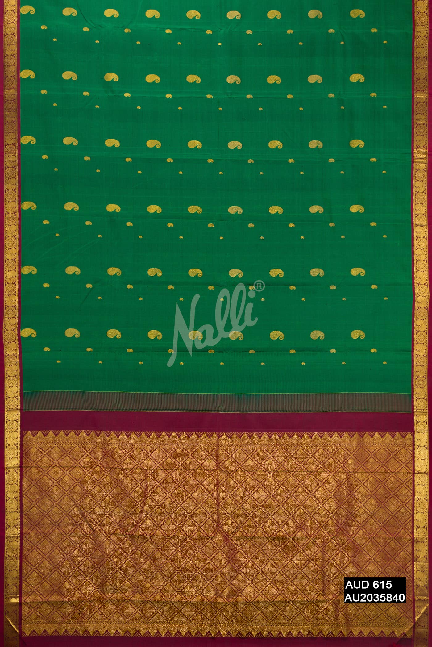 Green Kanchipuram Silk Saree