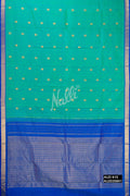 Sea Green Kanchipuram Silk Saree