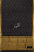 Black Kanchipuram Silk Saree