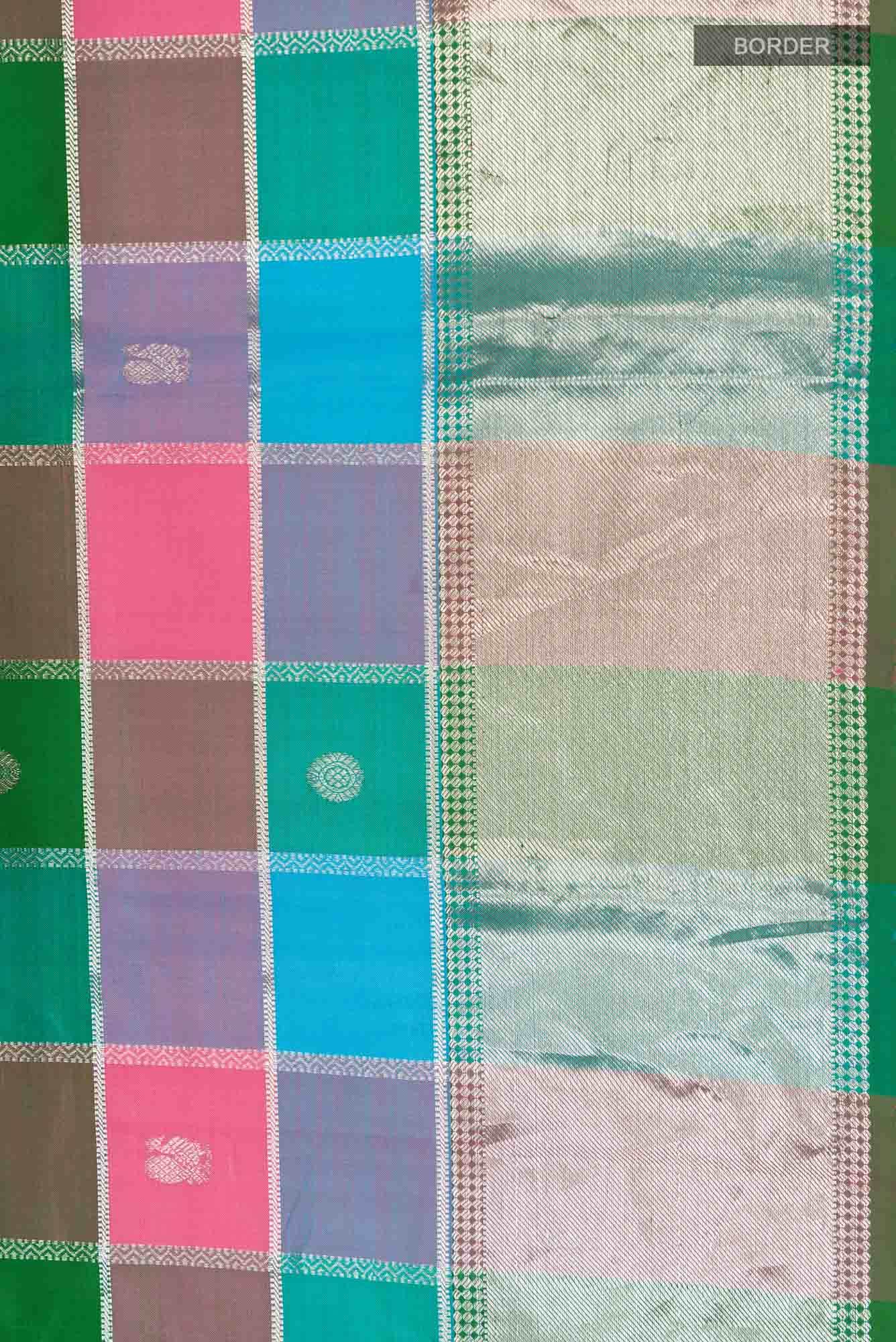 Multi Kanjivaram Silk Saree