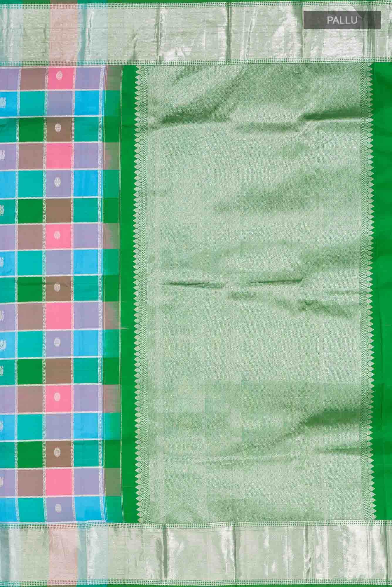 Multi Kanchipuram Silk Saree