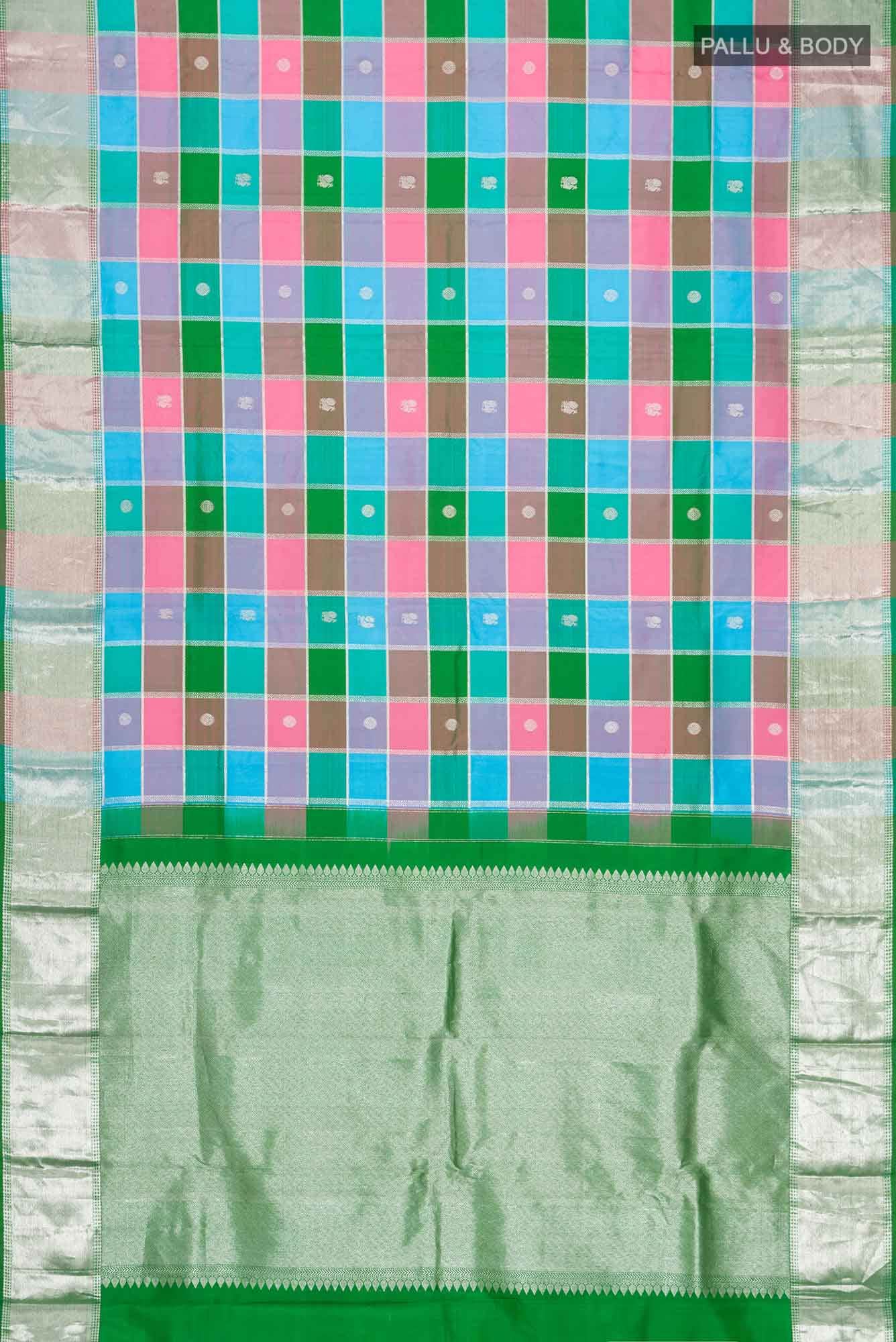 Multi Kanchipuram Silk Saree