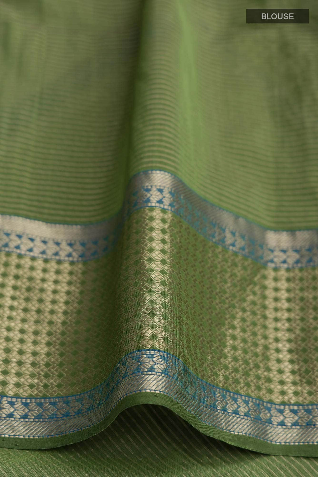 Black Maheshwari Silk Cotton Saree