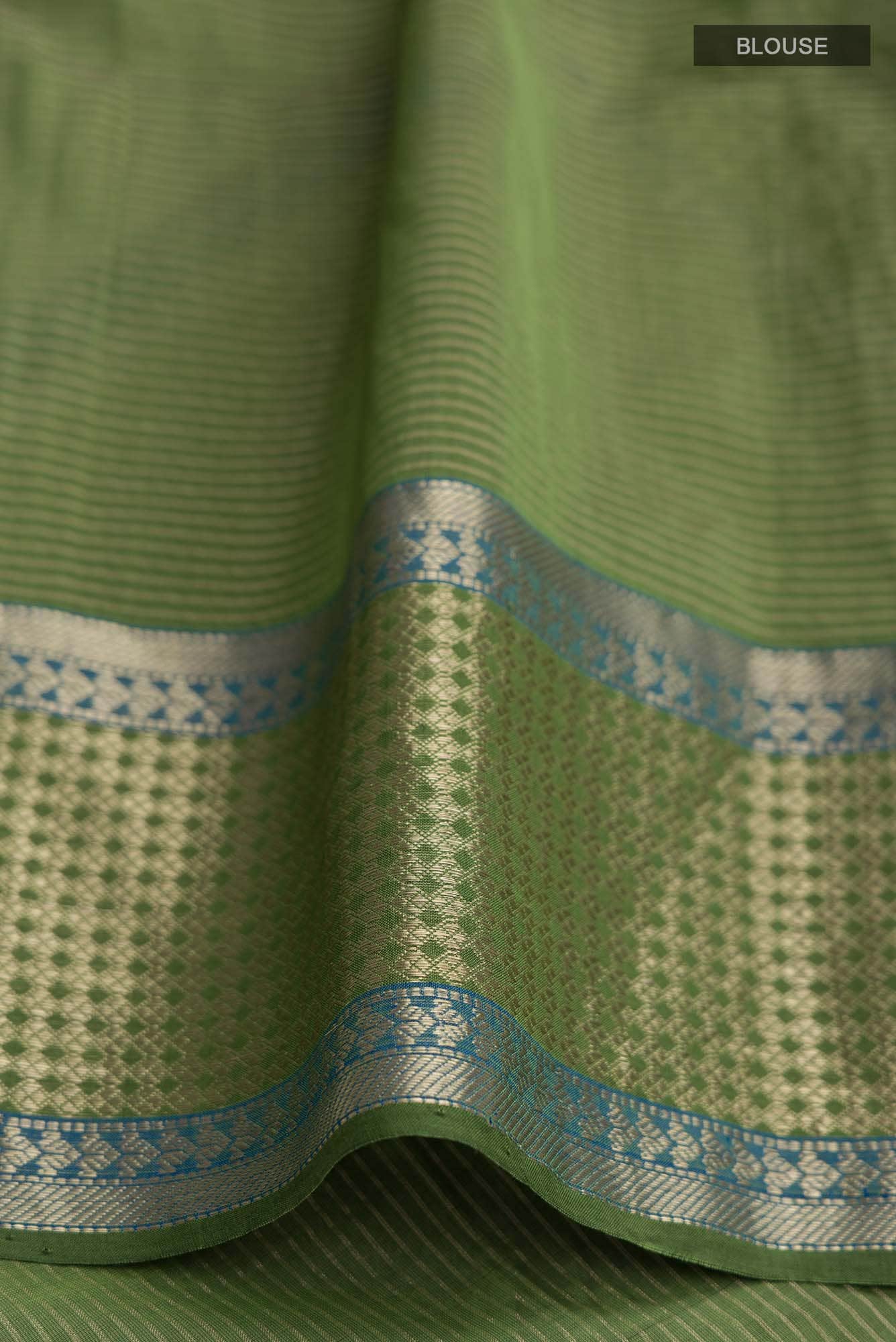 Black Maheshwari Silk Cotton Saree
