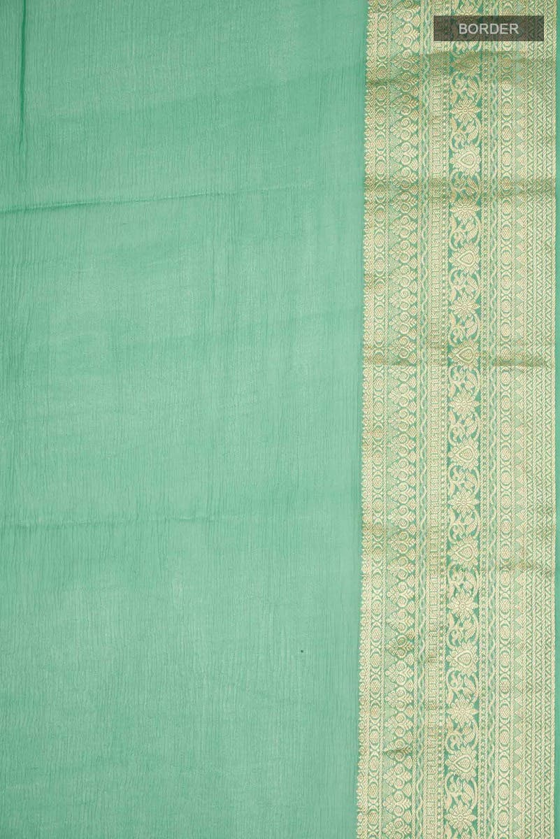 Green Mysore Chiffon Saree