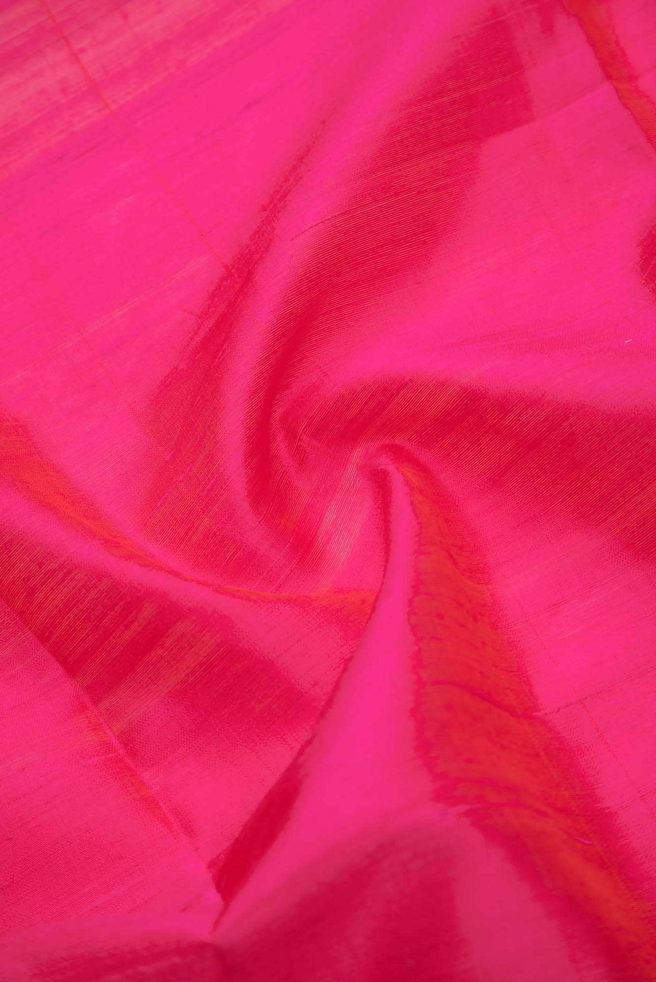 Pink Raw Silk Saree